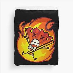 Fan Inanimate Insanity Fire Duvet Cover