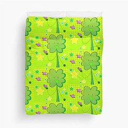 Clover Inanimate Insanity Duvet Cover