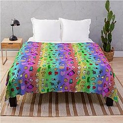 Inanimate Insanity Rainbow Throw Blanket