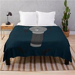 Microphone Insanity Throw Blanket