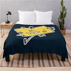 Cheesy Insanity Throw Blanket