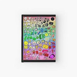 BFDI Inanimate Insanity All Characters Hardcover Journal
