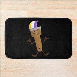 Inanimate Insanity Pride Paint Brush Bath Mat