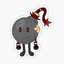 Bomb Inanity Sticker