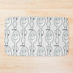 Inanimate Insanity Silver Spoon Bathtub Mat