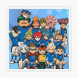 All Characters of Inazuma Eleven Stickers