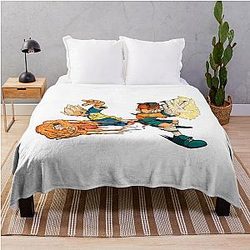 Mark Evans and Axel Blaze Inazuma Eleven Throw Blanket