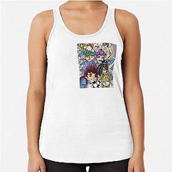 Inazuma Eleven Custom Team Racer Back Tank Top