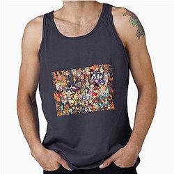 All Chibi of Inazuma Eleven Halloween Art Tank Top