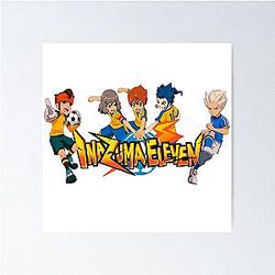 Raimon Team Players Inazuma Eleven Poster