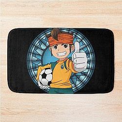 Endou Mamoru Mark Evans Stained Glass from the anime Inazuma Eleven Bath Mat