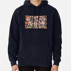 All Chibi Inazuma Eleven Halloween Pullover Hoodie