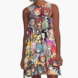 All Chibi of Inazuma Eleven A Line Dress