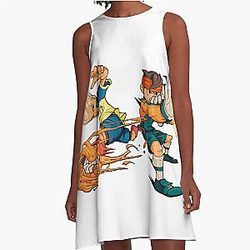 Mark Evans and Axel Blaze - Inazuma A-Line Dress