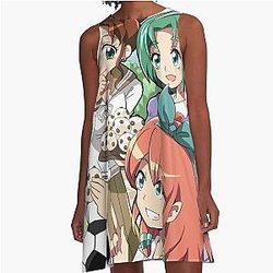 Bishoujo Senshi Sailor Moon 
Yes! Go! Precure! 
Inazuma Eleven GO 
Akimoto Komachi, Seto Midori, Kino Makoto, Midorikawa Nao 
Soccer Ball, A-Line Dress