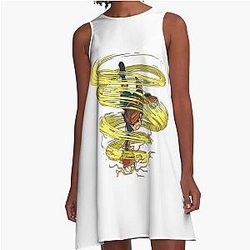 Inazuma Eleven: Axel Blaze Gouenji Fanart A-Line Dress