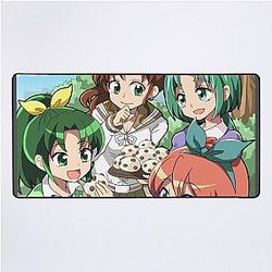 Bishoujo Senshi Sailor Moon, Precure 5, Smile Precure, Inazuma Eleven GO, Komachi Akimoto, Midori Seto, Makoto Kino, Nao Midorikawa, Soccer Ball, Desk Mat