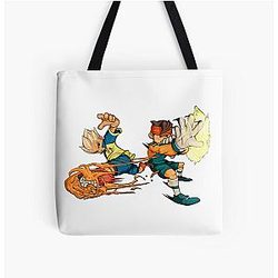 Mark Evans and Axel Blaze Inazuma Eleven All Print Tote Bag