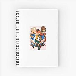 Inazuma Eleven Mark Evans Axel Blaze Jude Sharp Spiral Notebook
