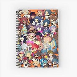 All Chibi Inazuma Eleven Spiral Notebook
