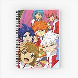 Inazuma Eleven Danball Senki Movie Raimon Eleven Poster Spiral Notebook