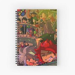 All Characters of Inazuma Eleven - Halloween Spiral Notebook