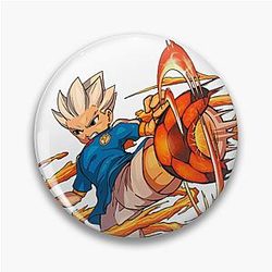 Axel Blaze Firestorm Inazuma Eleven Sticker Pin