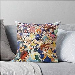 All Characters of Inazuma Eleven Throw Pillow