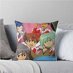 Inazuma Eleven Danball Senki Raimon Best Eleven Poster Throw Pillow