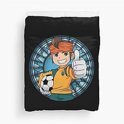Endou Mamoru Mark Evans Stained Glass Duvet Cover