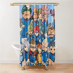All Characters of Inazuma Eleven Shower Curtain