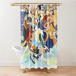 All characters of Inazuma Eleven Shower Curtain