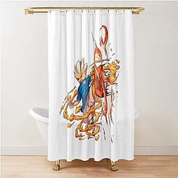 Axel Inazuma Eleven Firestorm Sticker Shower Curtain