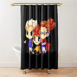 Chibi Inazuma Eleven Shower Curtain