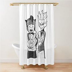 Inazuma Eleven: Axel Blaze Gouenji fanart Shower Curtain