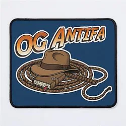 ANTIFA Indiana Jones Inspiration Mousepad