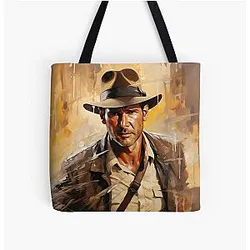Indiana Jones All Over Print Tote Bag