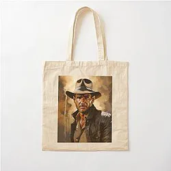Indiana Jones Paint Art Tote Bag