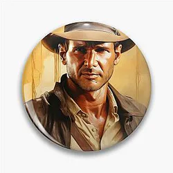 Indiana Jones Paint Artwork Pin