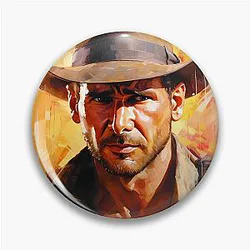 Indiana Jones Artwork Pin