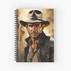 Indiana Jones Spiral Notebook