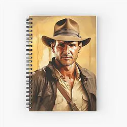 Indiana Jones Spiral Notebook