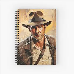 Indiana Jones Spiral Notebook