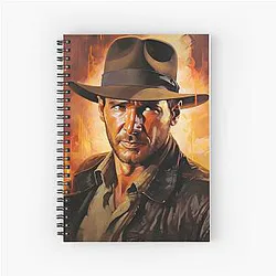 Indiana Jones Spiral Notebook