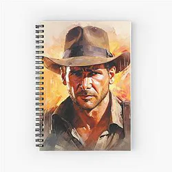 Indiana Jones Spiral Notebook