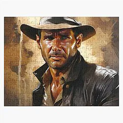 Indiana Jones Painted Art Jigsaw Puzzle