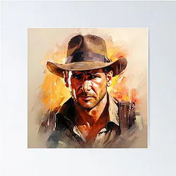 Indiana Jones Artwork Poster