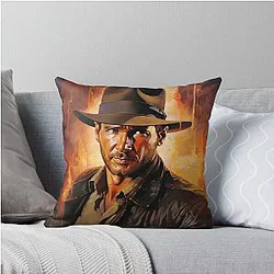 Indiana Jones Throw Pillow
