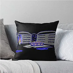 Indiana Jones video game and museum Throw Pillow