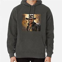 Indiana Jones Paint Art Hoodie